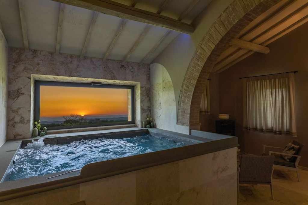 Villa I Cipressini Piscina Riscaldata Spa Toscana Pienza Exteriér fotografie