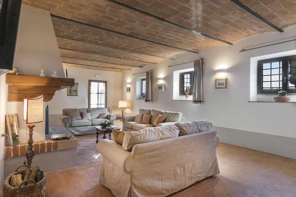 Villa I Cipressini Piscina Riscaldata Spa Toscana Pienza Exteriér fotografie