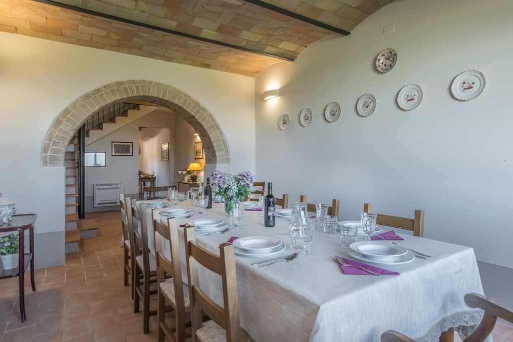 Villa I Cipressini Piscina Riscaldata Spa Toscana Pienza Exteriér fotografie