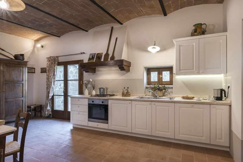 Villa I Cipressini Piscina Riscaldata Spa Toscana Pienza Exteriér fotografie