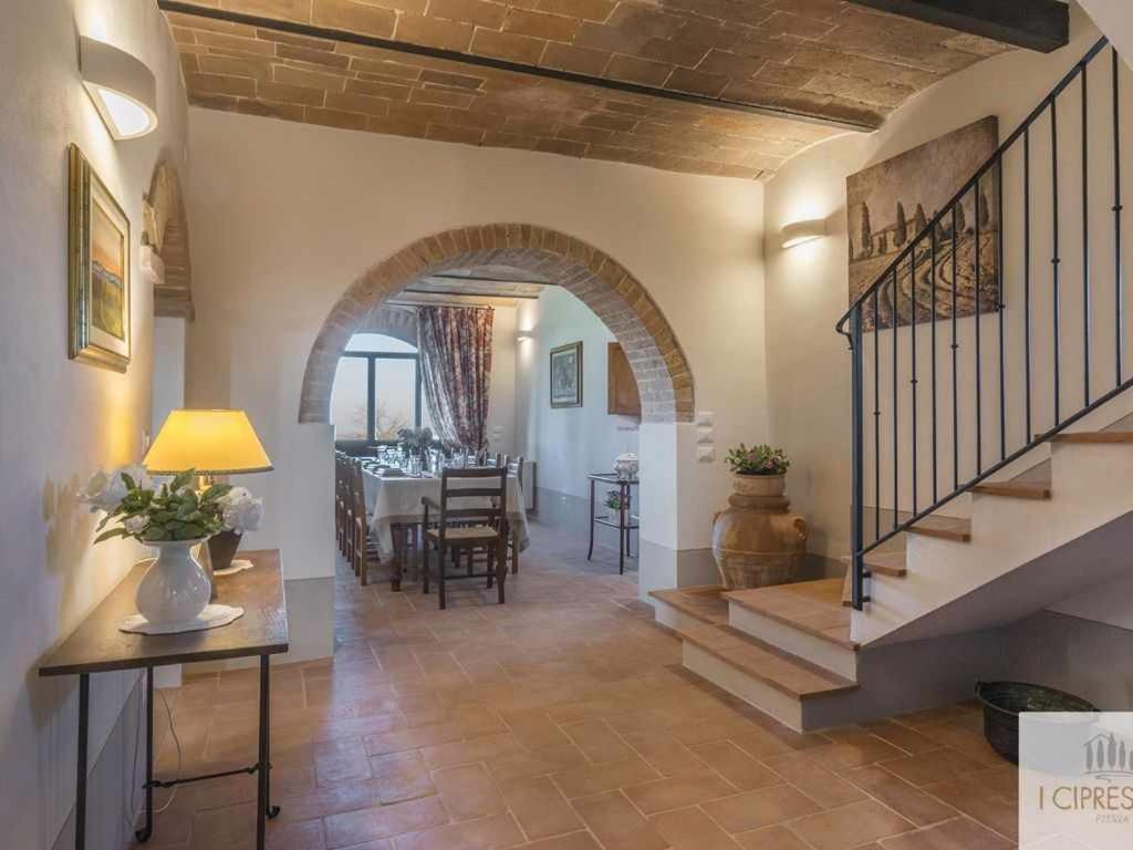 Villa I Cipressini Piscina Riscaldata Spa Toscana Pienza Exteriér fotografie