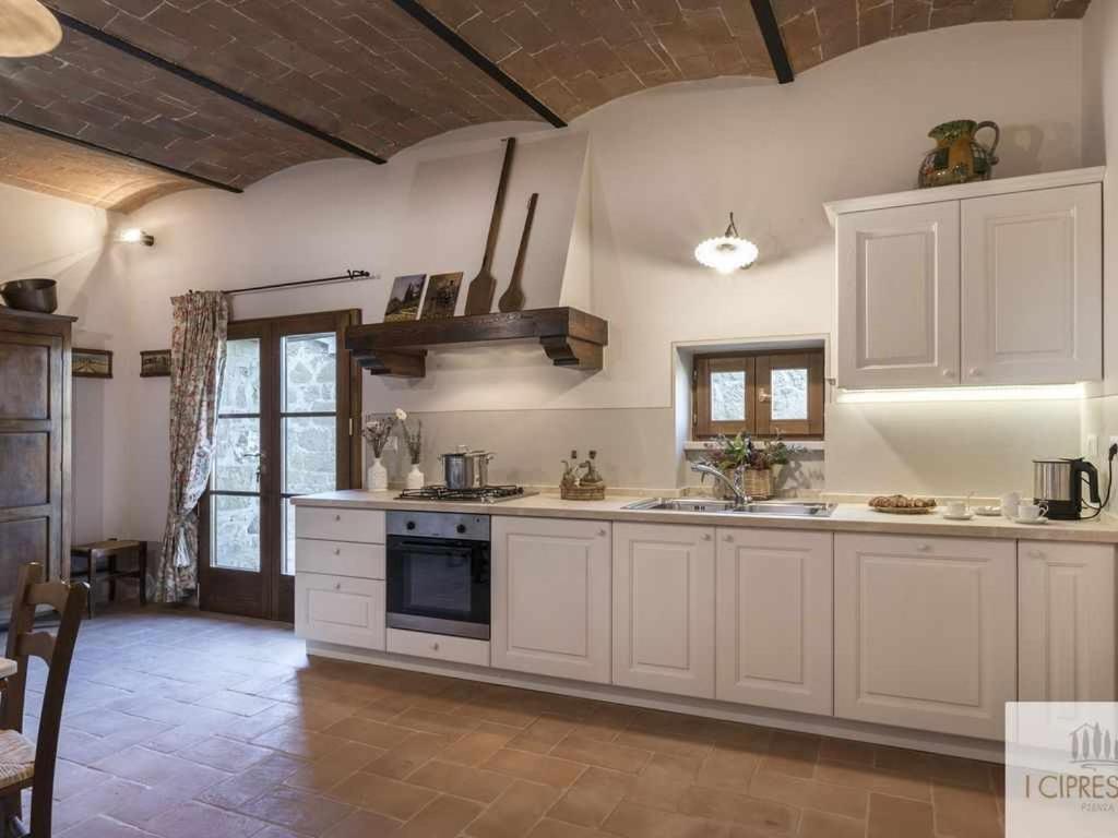 Villa I Cipressini Piscina Riscaldata Spa Toscana Pienza Exteriér fotografie
