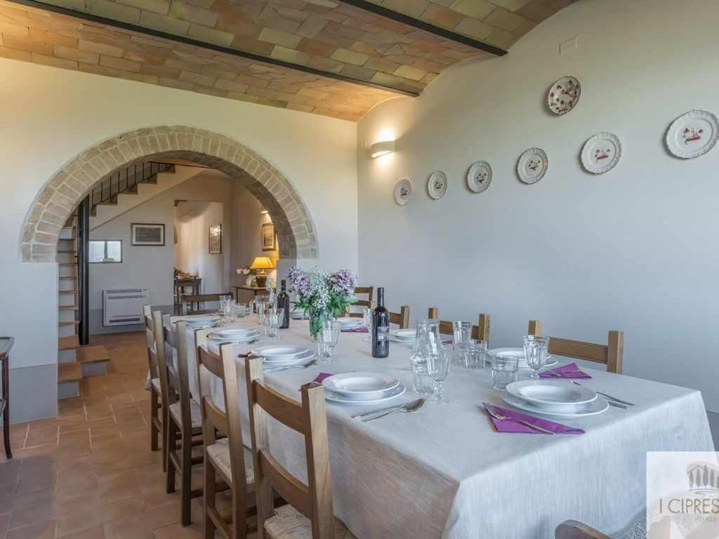Villa I Cipressini Piscina Riscaldata Spa Toscana Pienza Exteriér fotografie