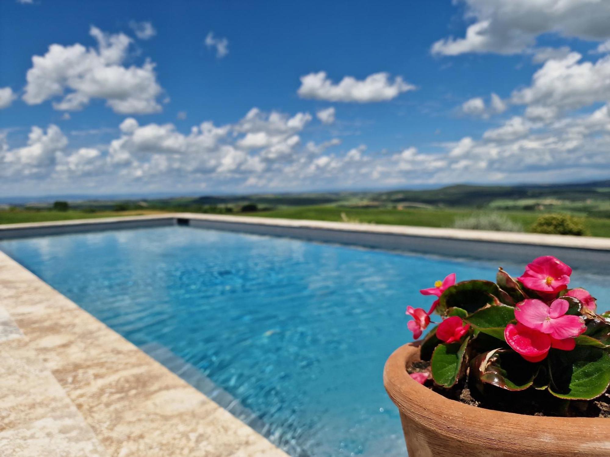 Villa I Cipressini Piscina Riscaldata Spa Toscana Pienza Exteriér fotografie