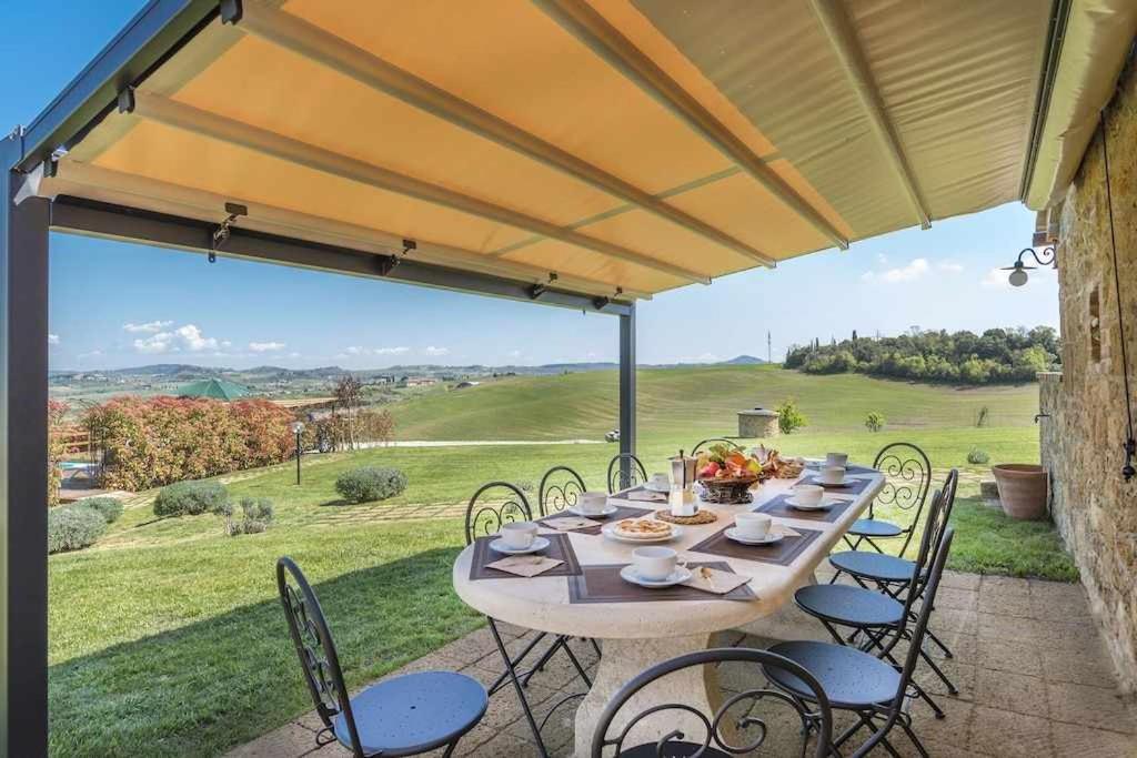 Villa I Cipressini Piscina Riscaldata Spa Toscana Pienza Exteriér fotografie