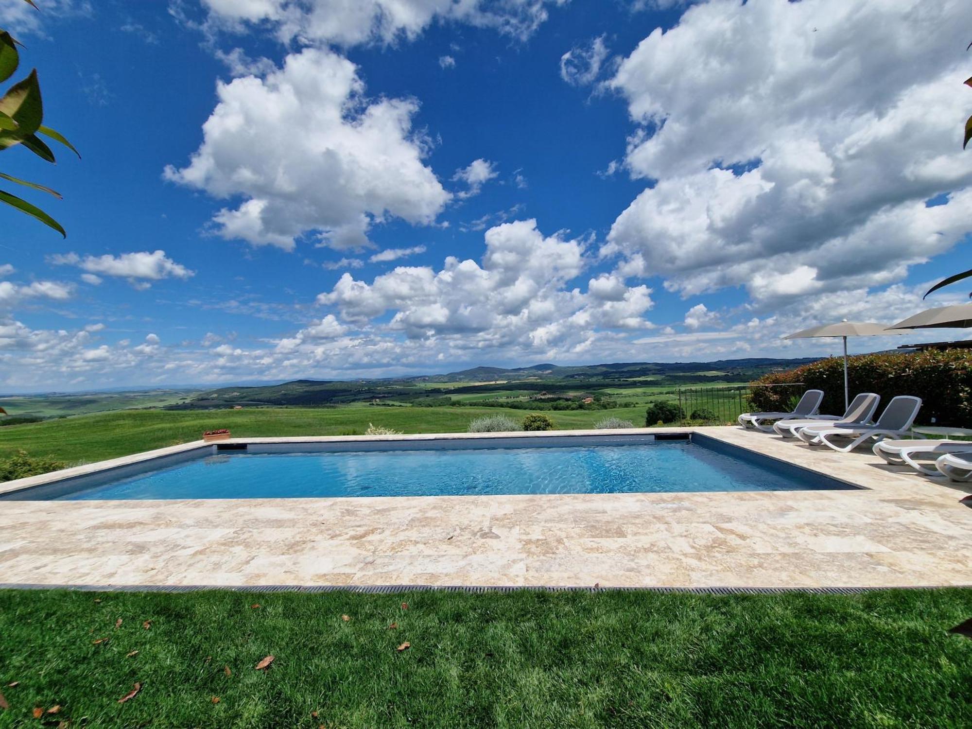 Villa I Cipressini Piscina Riscaldata Spa Toscana Pienza Exteriér fotografie
