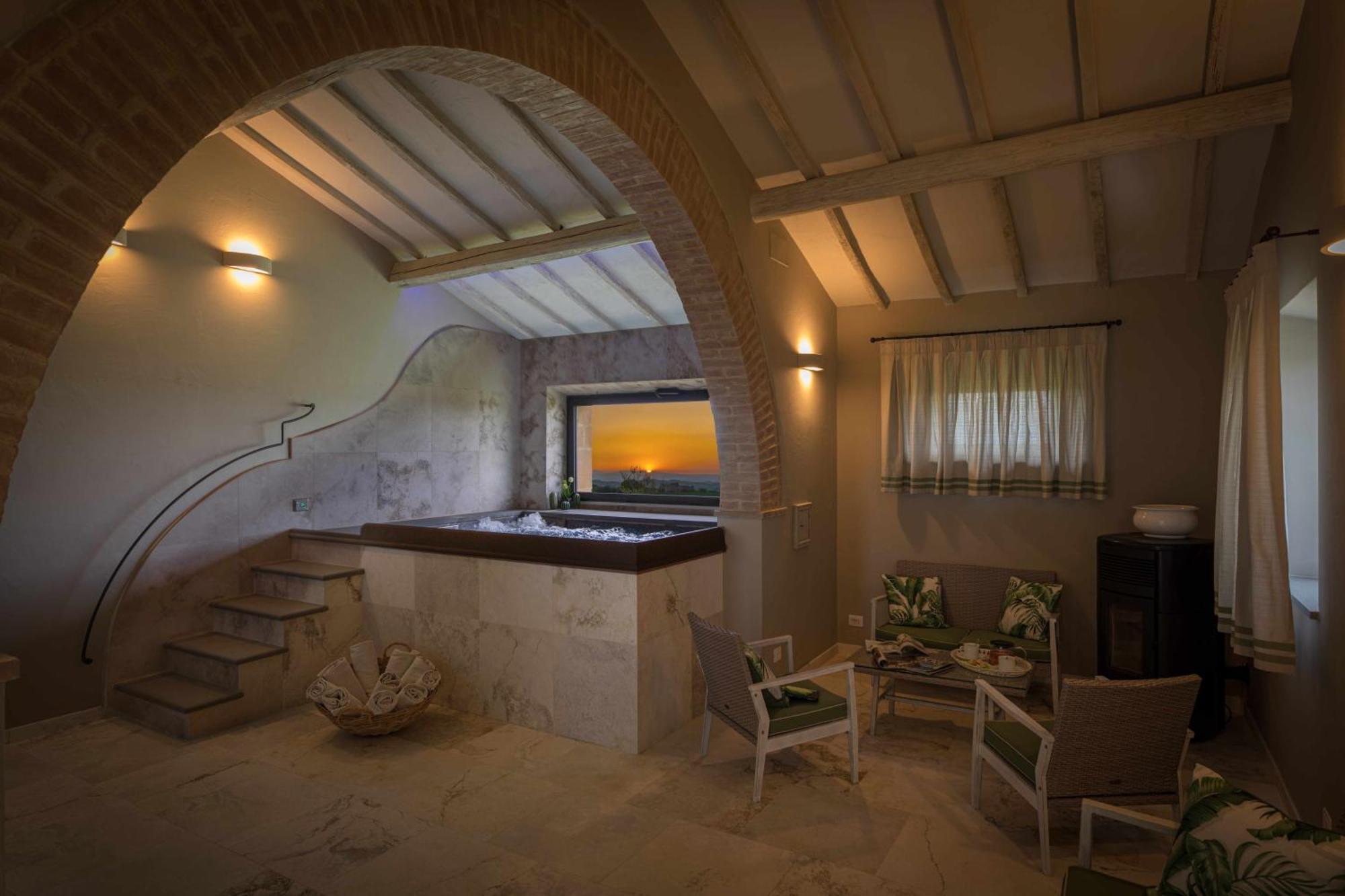 Villa I Cipressini Piscina Riscaldata Spa Toscana Pienza Exteriér fotografie